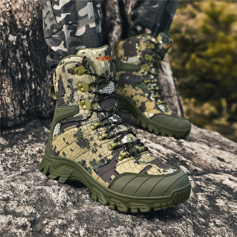 (✅ASTM-Certified & CE Certified) Military Grade Tactical Boots Work Boots Hunting Boots - Waterproof, Anti-Sprain, Anti-Puncture, Non-Slip, Toe Protection
